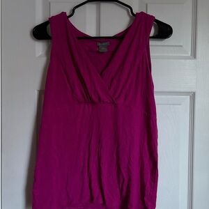 Ann Taylor Fuchsia Sleeveless Tank Top